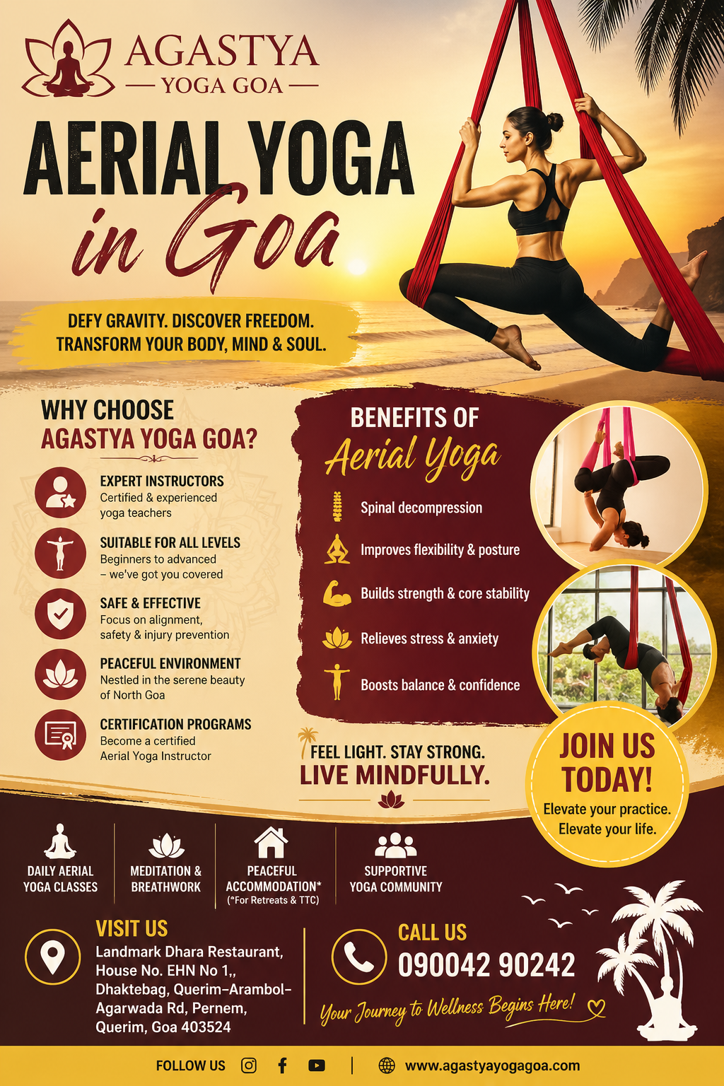 Aerial Yoga in Goa