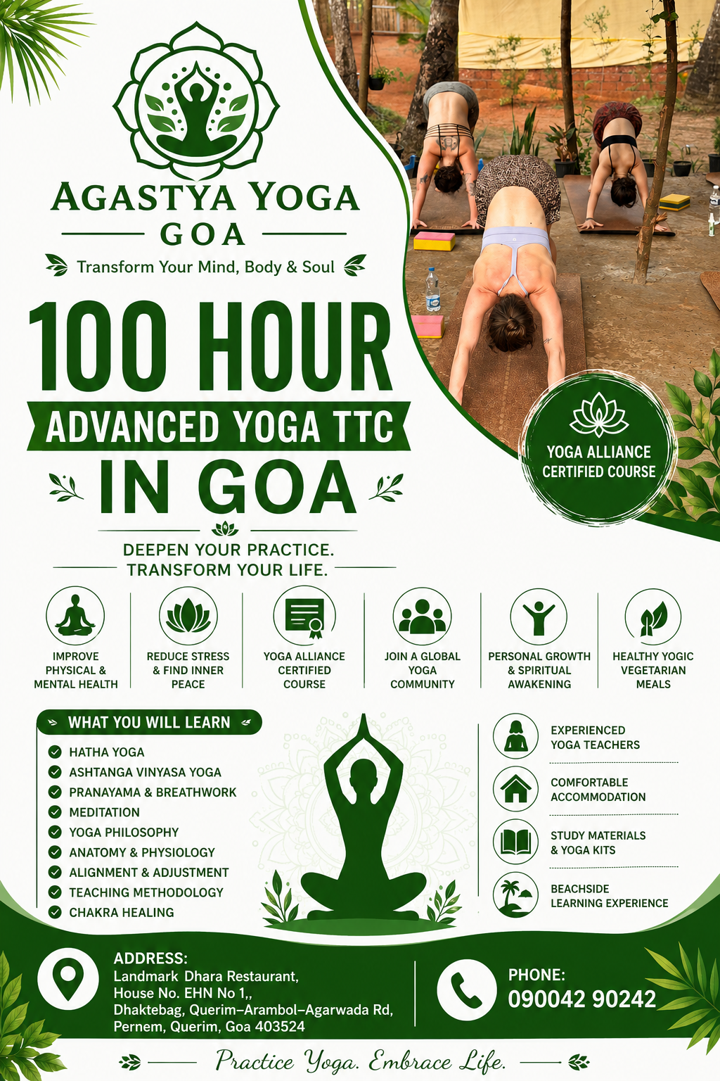 100 Hour Advanced Yoga TTC in Goa 2 100 Hour Advanced Yoga TTC in Goa