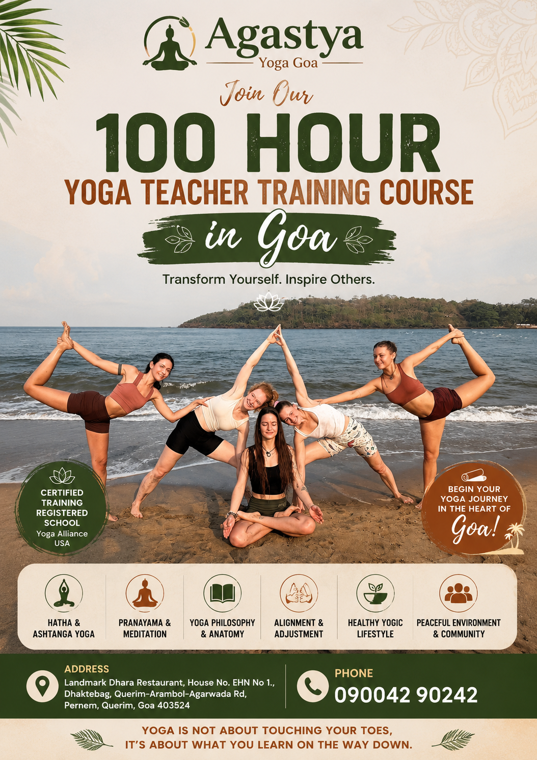 100 Hour Yoga Teacher Training Course in Goa