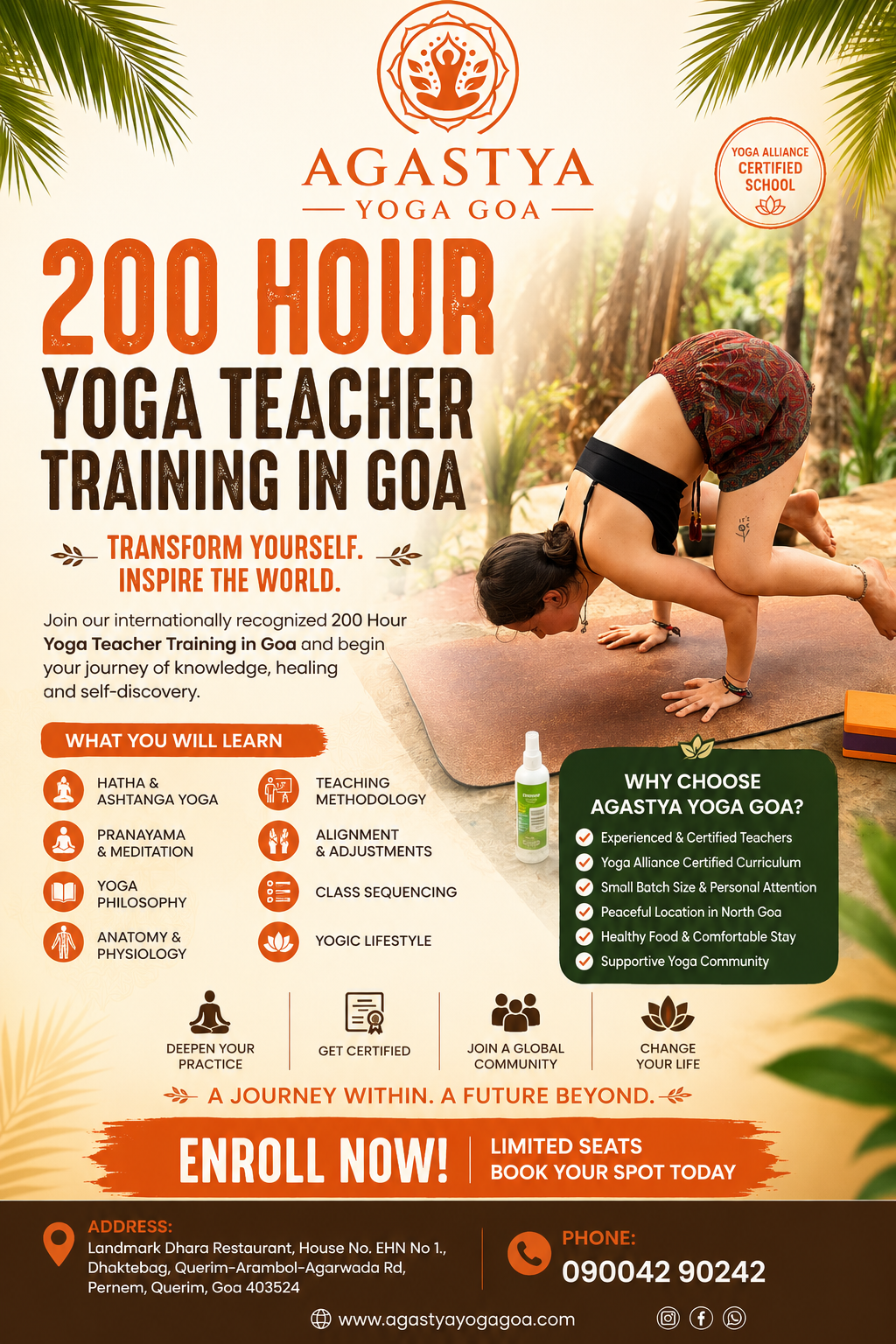 200 Hour Yoga Teacher Training in Goa