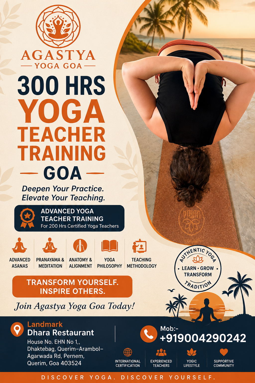 300 Hrs Yoga Teacher Training Goa