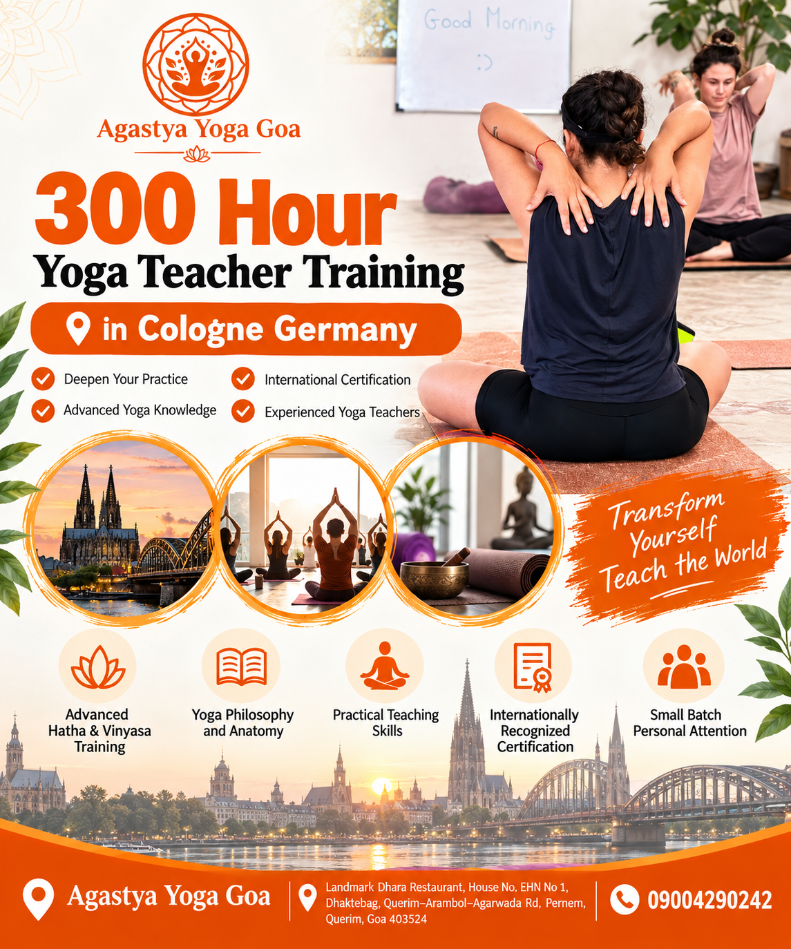 300 Hour Yoga Teacher Training in Cologne Germany