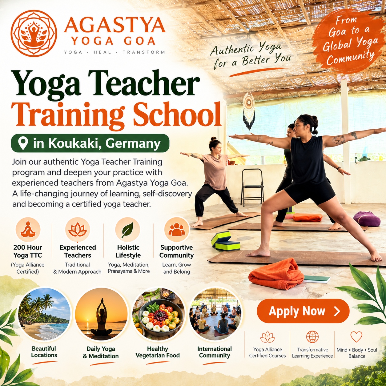 Yoga Teacher Training School in Koukaki Germany